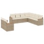 Set de sofás de jardín 9 pzas con cojines ratán sintético beige de , Conjuntos de jardín - Ref: Foro24-3226100, Precio: 589,3...