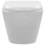 Inodoro de pared sin bordes de cerámica blanco de vidaXL, Baños - Ref: Foro24-145237, Precio: 177,92 €, Descuento: %