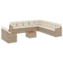 Set de sofás de jardín 12 pzas y cojines ratán sintético marrón de , Conjuntos de jardín - Ref: Foro24-3226135, Precio: 720,8...