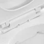 Inodoro de pared sin bordes de cerámica blanco de vidaXL, Baños - Ref: Foro24-145237, Precio: 177,92 €, Descuento: %