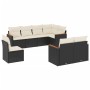 Set de sofás de jardín 8 piezas y cojines ratán sintético negro de , Conjuntos de jardín - Ref: Foro24-3226161, Precio: 467,5...