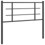 Cabecero de metal negro 107 cm de , Cabeceros y pies de cama - Ref: Foro24-355591, Precio: 25,98 €, Descuento: %