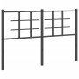 Cabecero de metal negro 135 cm de , Cabeceros y pies de cama - Ref: Foro24-355593, Precio: 36,75 €, Descuento: %