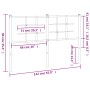 Cabecero de metal negro 135 cm de , Cabeceros y pies de cama - Ref: Foro24-355593, Precio: 36,75 €, Descuento: %