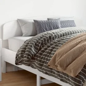 Solid white pine wood bed headboard 160 cm by , Headboards and footboards - Ref: Foro24-842495, Price: 53,45 €, Discount: %