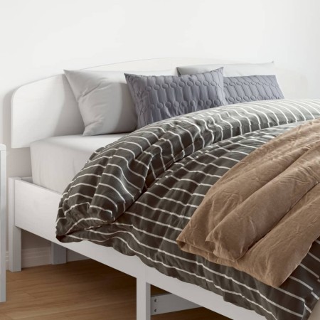 Cabecero de cama madera maciza de pino blanco 160 cm de , Cabeceros y pies de cama - Ref: Foro24-842495, Precio: 55,95 €, Des...