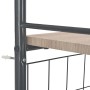 Conjunto de comedor plegable con estante 3 piezas MDF y acero de vidaXL, muebles para cocinas y comedores - Ref: Foro24-28440...