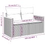 Set de sofás de jardín 7 piezas con cojines ratán PE gris de , Conjuntos de jardín - Ref: Foro24-3226270, Precio: 424,04 €, D...