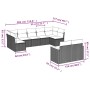 Set de muebles de jardín 9 pzas y cojines ratán sintético gris de , Conjuntos de jardín - Ref: Foro24-3226291, Precio: 521,09...