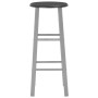 Taburetes de cocina 2 unidades MDF plateados de vidaXL, Taburetes de cocina - Ref: Foro24-284410, Precio: 70,53 €, Descuento: %