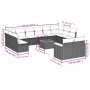Set sofás de jardín con cojines 13 piezas ratán sintético gris de , Conjuntos de jardín - Ref: Foro24-3226452, Precio: 773,04...