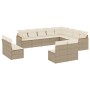 Set de sofás de jardín 12 pzas y cojines ratán sintético marrón de , Conjuntos de jardín - Ref: Foro24-3226471, Precio: 717,3...
