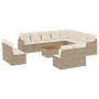 Set sofás de jardín con cojines 13 pzas ratán sintético beige de , Conjuntos de jardín - Ref: Foro24-3226478, Precio: 814,46 ...