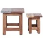 Stackable tables 2 units recycled solid table by vidaXL, Side tables - Ref: Foro24-283922, Price: 63,40 €, Discount: %
