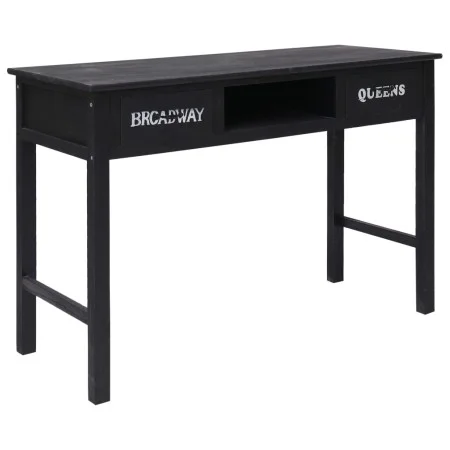 Schwarzer Konsolentisch aus Holz 110x45x76 cm von vidaXL, Seitentische - Ref: Foro24-284161, Preis: 105,32 €, Rabatt: %