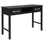 Mesa consola de madera negra 110x45x76 cm de vidaXL, Mesas auxiliares - Ref: Foro24-284161, Precio: 106,13 €, Descuento: %