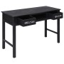 Mesa consola de madera negra 110x45x76 cm de vidaXL, Mesas auxiliares - Ref: Foro24-284161, Precio: 106,13 €, Descuento: %