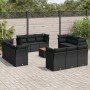 Set de sofás de jardín y cojines 13 pzas ratán sintético negro de , Conjuntos de jardín - Ref: Foro24-3255866, Precio: 953,26...
