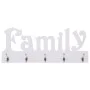 Perchero de pared FAMILY 74x29,5 cm de vidaXL, Percheros para sombreros y abrigos - Ref: Foro24-284245, Precio: 45,58 €, Desc...
