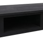 Mesa consola de madera negra 110x45x76 cm de vidaXL, Mesas auxiliares - Ref: Foro24-284161, Precio: 106,13 €, Descuento: %