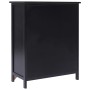 Armario auxiliar de madera de paulownia negro 60x30x75 cm de vidaXL, Aparadores - Ref: Foro24-284105, Precio: 132,64 €, Descu...