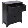Black paulownia wood auxiliary cabinet 60x30x75 cm by vidaXL, Sideboards - Ref: Foro24-284105, Price: 138,71 €, Discount: %