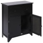 Armario auxiliar de madera de paulownia negro 60x30x75 cm de vidaXL, Aparadores - Ref: Foro24-284105, Precio: 132,64 €, Descu...