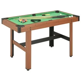 4 foot billiard table brown 122x61x76 cm by vidaXL, Pool table - Ref: Foro24-91948, Price: 139,39 €, Discount: %