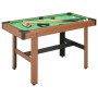Mesa de billar de 4 pies marrón 122x61x76 cm de vidaXL, Mesas de billar - Ref: Foro24-91948, Precio: 142,01 €, Descuento: %
