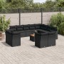 Set de sofás de jardín y cojines 13 pzas ratán sintético negro de , Conjuntos de jardín - Ref: Foro24-3256279, Precio: 916,02...
