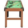 Mesa de billar de 4 pies marrón 122x61x76 cm de vidaXL, Mesas de billar - Ref: Foro24-91948, Precio: 142,01 €, Descuento: %