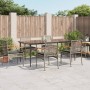Set comedor jardín 7 pzas y cojines ratán sintético gris en Conjuntos de jardín | Comprar online en Foru.es