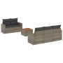 Set de muebles de jardín 6 pzas y cojines ratán sintético gris de , Conjuntos de jardín - Ref: Foro24-3256340, Precio: 412,25...
