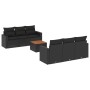 Set de comedor de jardín 7 pzas y cojines ratán sintético negro de , Conjuntos de jardín - Ref: Foro24-3256342, Precio: 504,1...