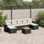 Set de sofás de jardín 8 piezas y cojines ratán sintético negro de , Conjuntos de jardín - Ref: Foro24-3256581, Precio: 434,6...
