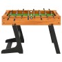 Futbolín plegable marrón claro 121x61x80 cm de vidaXL, Mesas de futbolín - Ref: Foro24-91941, Precio: 167,50 €, Descuento: %