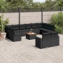 Set de sofás de jardín y cojines 13 pzas ratán sintético negro de , Conjuntos de jardín - Ref: Foro24-3256685, Precio: 849,47...