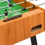 Futbolín plegable marrón claro 121x61x80 cm de vidaXL, Mesas de futbolín - Ref: Foro24-91941, Precio: 167,50 €, Descuento: %