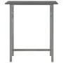 Set mesa y sillas altas de cocina 3 pzas madera acero antracita de vidaXL, muebles para cocinas y comedores - Ref: Foro24-284...