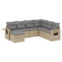 Set sofás de jardín 7 piezas y cojines ratán sintético beige de , Conjuntos de jardín - Ref: Foro24-3252836, Precio: 468,31 €...