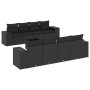 Set de sofás de jardín 8 piezas y cojines ratán sintético negro de , Conjuntos de jardín - Ref: Foro24-3254682, Precio: 614,0...