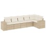 Juego de sofás jardín con cojines 6 pzas ratán sintético beige de , Conjuntos de jardín - Ref: Foro24-3254925, Precio: 475,43...