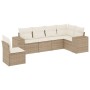 Juego de sofás jardín con cojines 6 pzas ratán sintético beige de , Conjuntos de jardín - Ref: Foro24-3254965, Precio: 475,43...