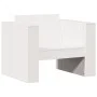 Sofá de jardín madera maciza de pino blanco 79x60x62 cm de , Sofás de exterior - Ref: Foro24-832366, Precio: 92,35 €, Descuen...