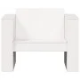Sofá de jardín madera maciza de pino blanco 79x60x62 cm de , Sofás de exterior - Ref: Foro24-832366, Precio: 92,35 €, Descuen...