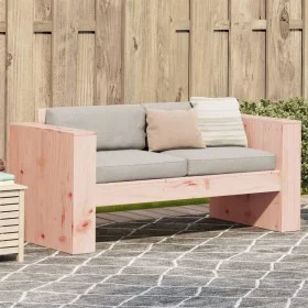 Sofá de jardín de 2 plazas madera maciza Douglas 134x60x62 cm de , Sofás de exterior - Ref: Foro24-832372, Precio: 124,82 €, ...