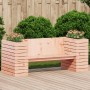 Banco con jardineras madera maciza Douglas 167,5x60x65 cm de , Sofás de exterior - Ref: Foro24-832546, Precio: 192,34 €, Desc...