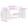 Banco con jardineras madera maciza Douglas 167,5x60x65 cm de , Sofás de exterior - Ref: Foro24-832546, Precio: 192,34 €, Desc...