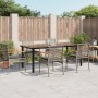 Set comedor jardín 7 pzas y cojines ratán sintético gris en Conjuntos de jardín | Comprar online en Foru.es