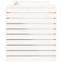 Banco con jardineras madera maciza pino blanco 167,5x60x65 cm de , Sofás de exterior - Ref: Foro24-832544, Precio: 203,82 €, ...
